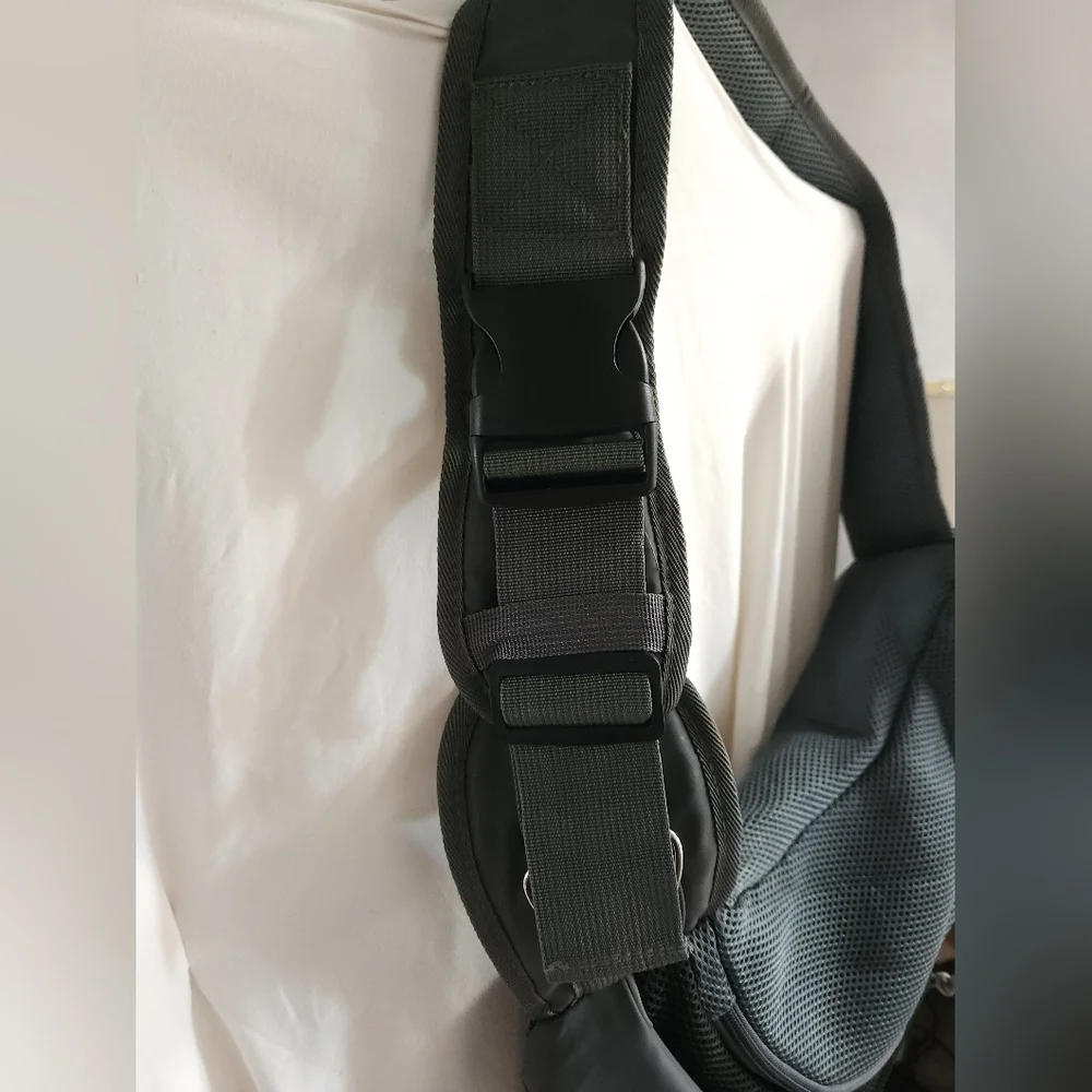 Stylish Gray Pet Sling Carrier